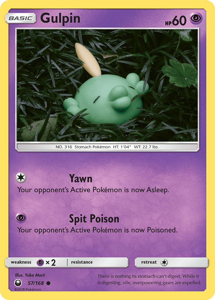 Gulpin, kortbilde fra pokemontcg.io
