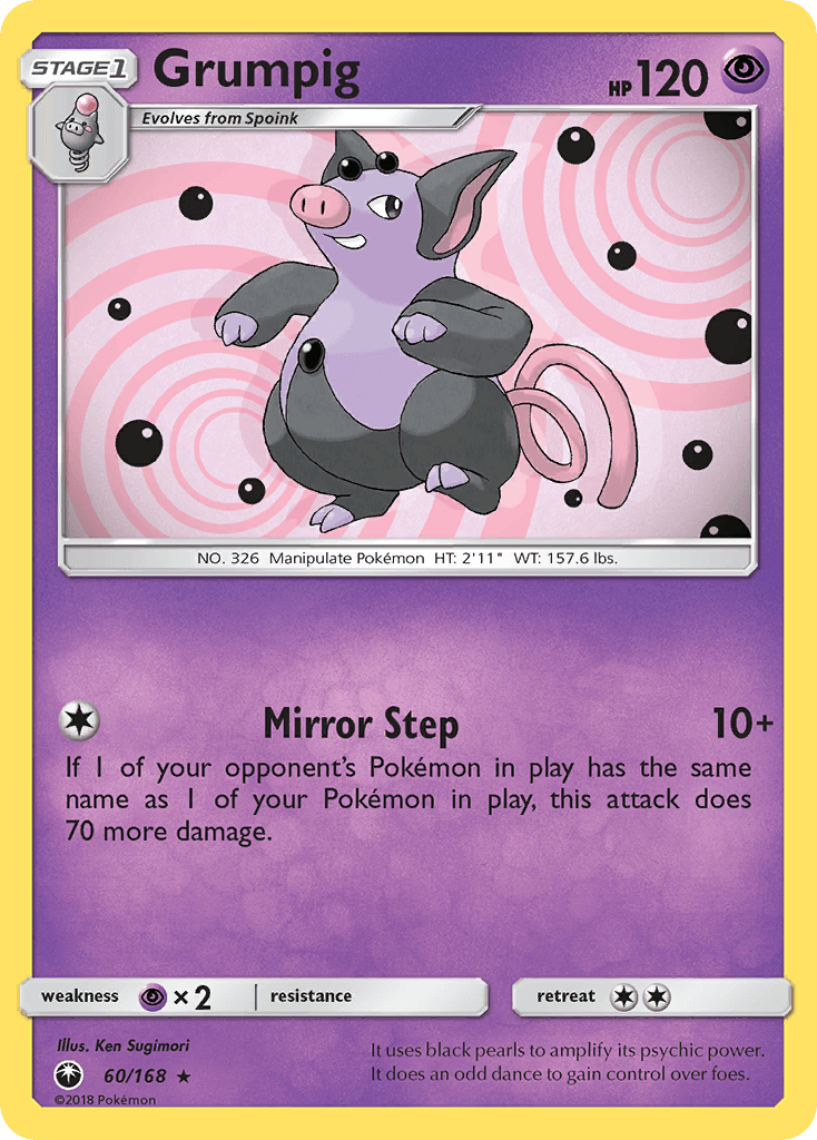 Grumpig, kortbilde fra pokemontcg.io