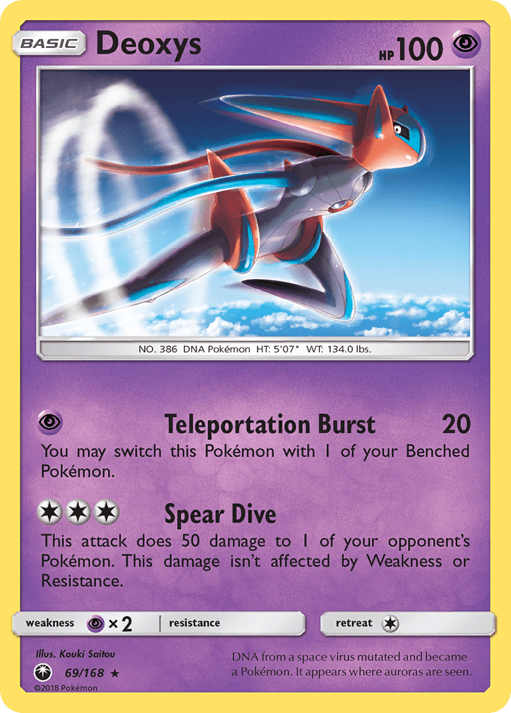 Deoxys, kortbilde fra pokemontcg.io