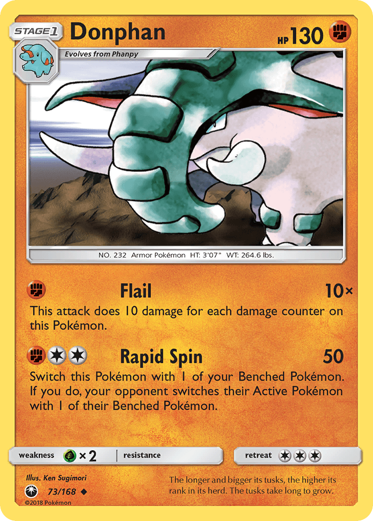 Donphan, kortbilde fra pokemontcg.io