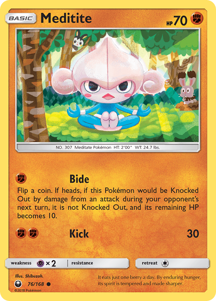 Meditite, kortbilde fra pokemontcg.io