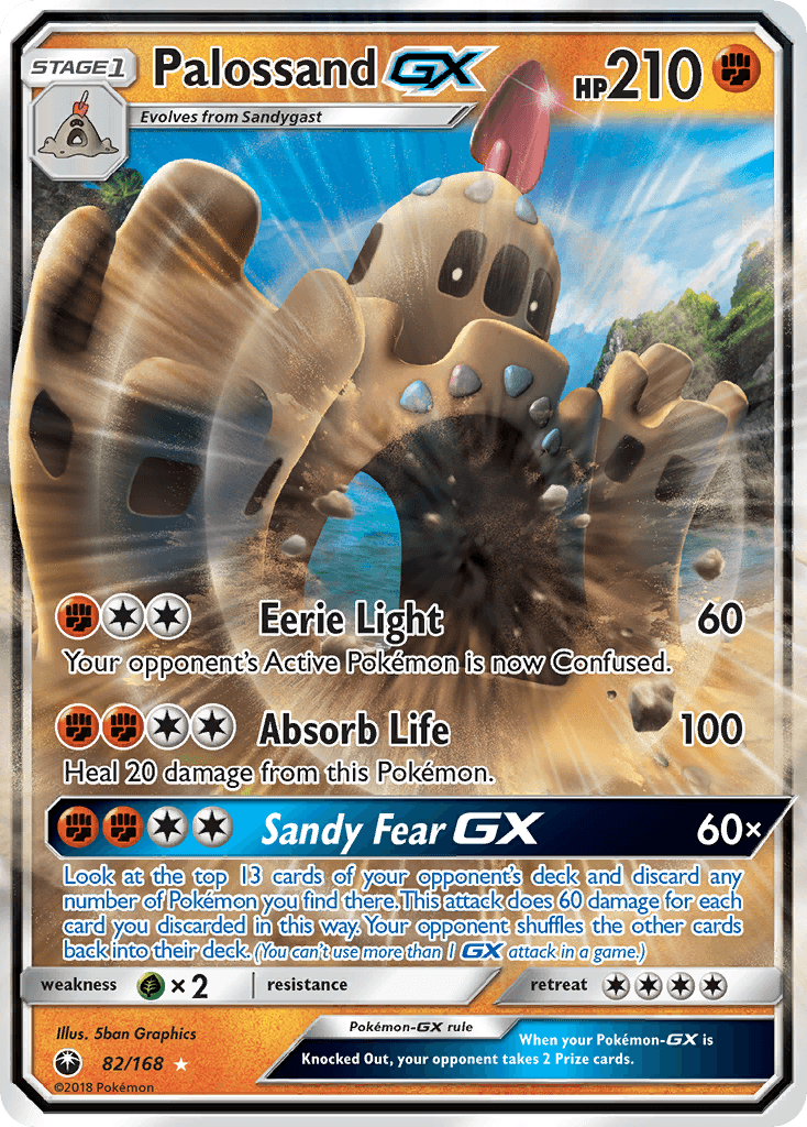 Palossand-GX, kortbilde fra pokemontcg.io