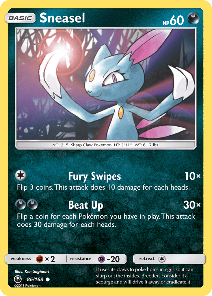 Sneasel, kortbilde fra pokemontcg.io