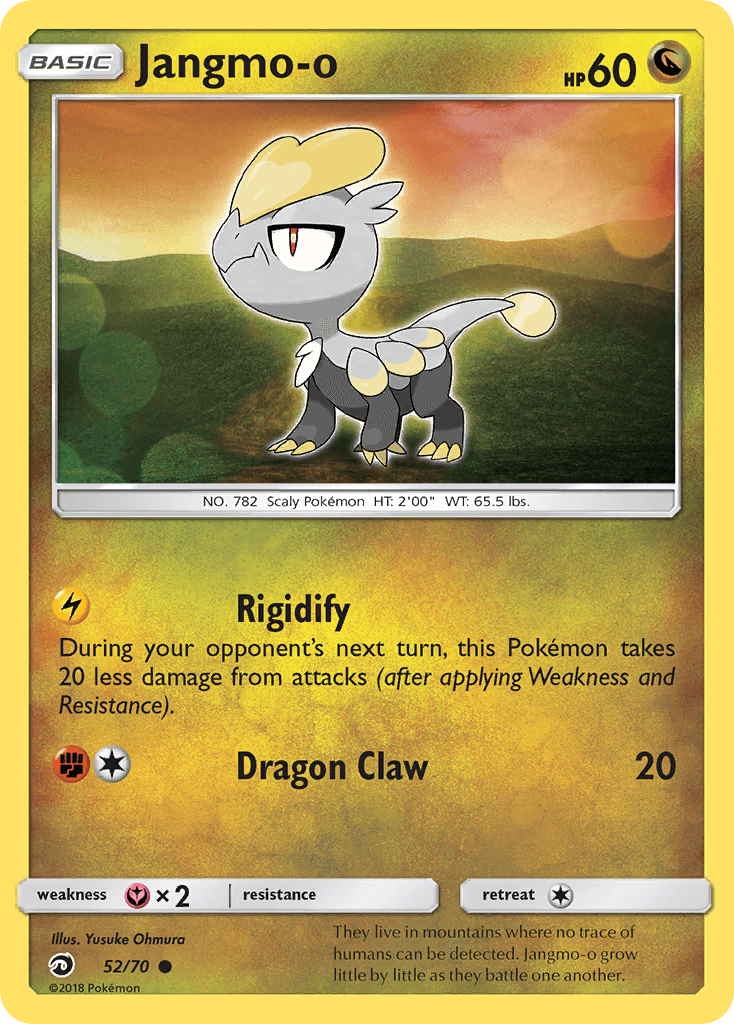 Jangmo-o, kortbilde fra pokemontcg.io