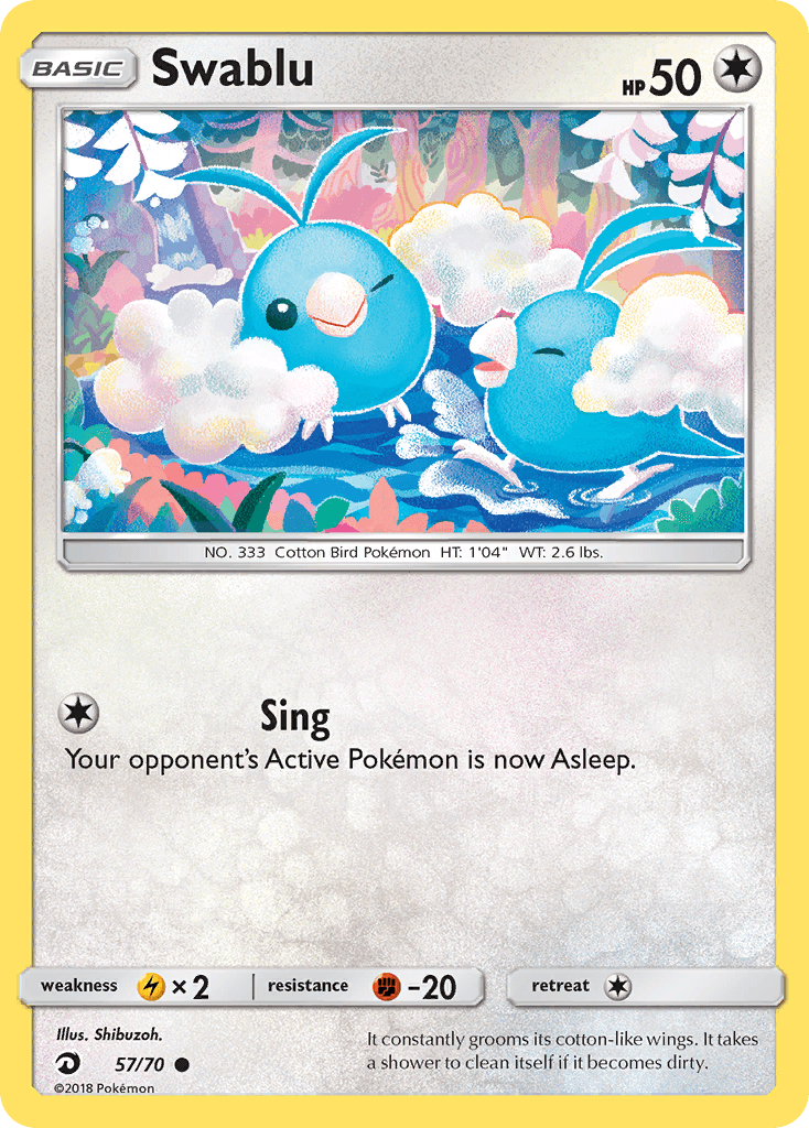 Swablu, kortbilde fra pokemontcg.io