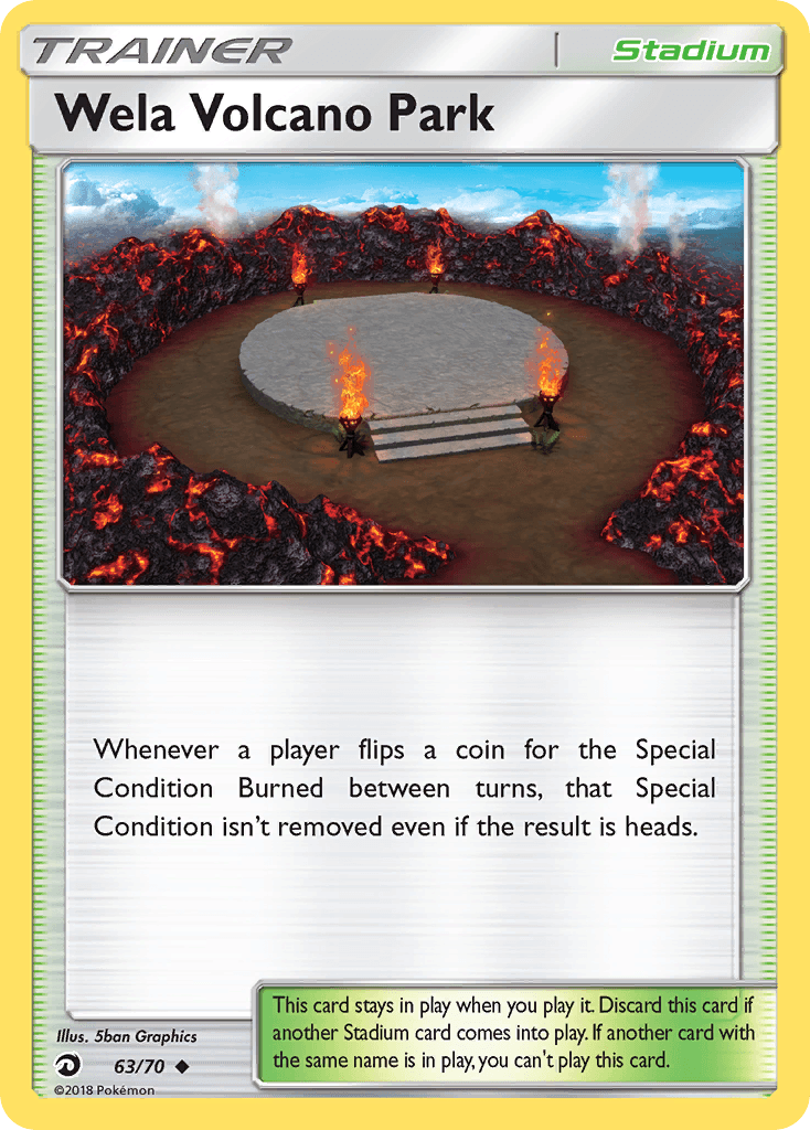 Wela Volcano Park, kortbilde fra pokemontcg.io