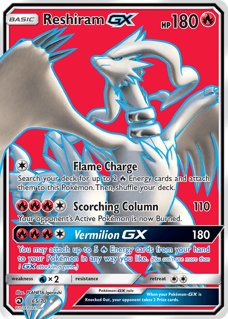 Reshiram-GX, kortbilde fra pokemontcg.io