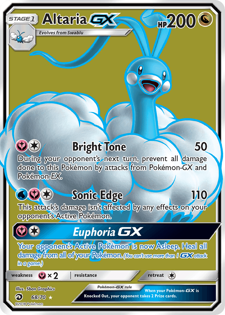 Altaria-GX, kortbilde fra pokemontcg.io