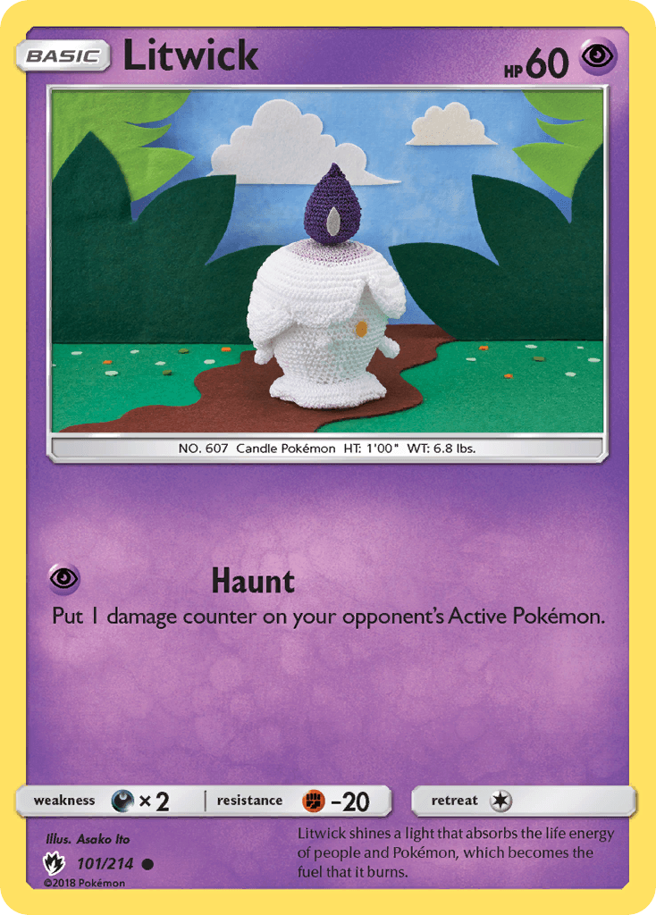 Litwick, kortbilde fra pokemontcg.io