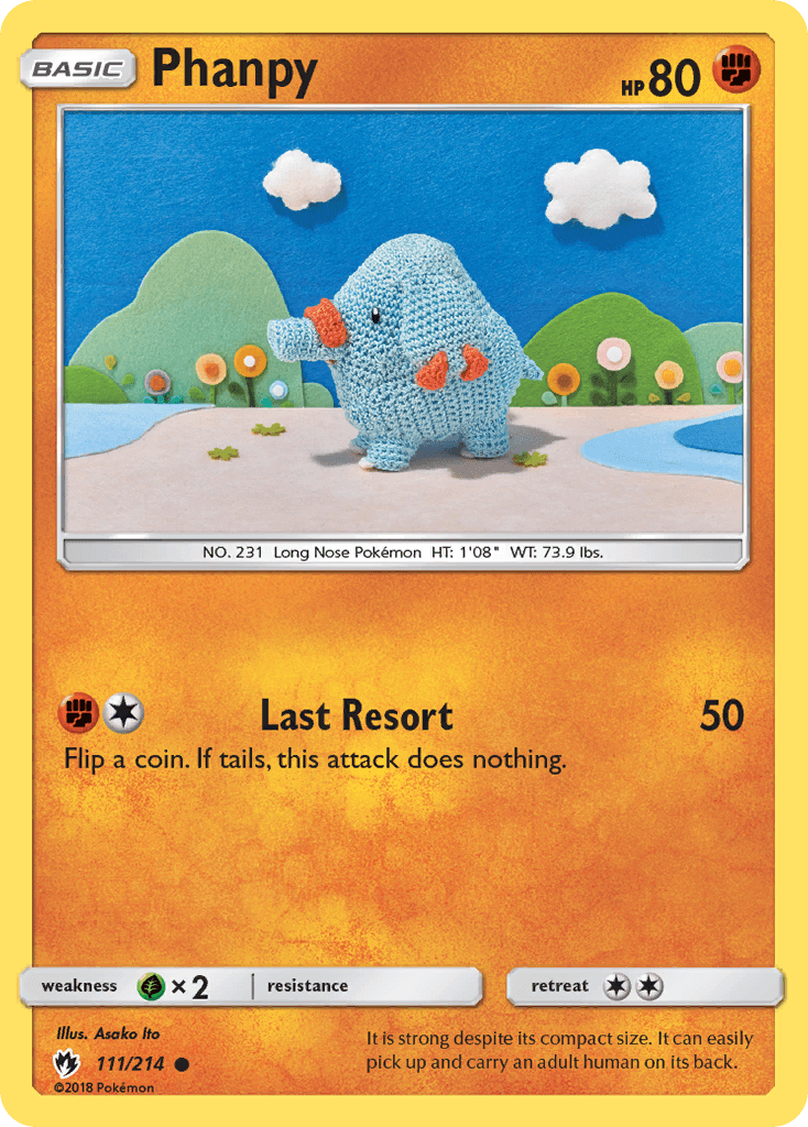 Phanpy, kortbilde fra pokemontcg.io