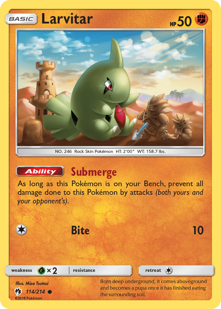 Larvitar, kortbilde fra pokemontcg.io