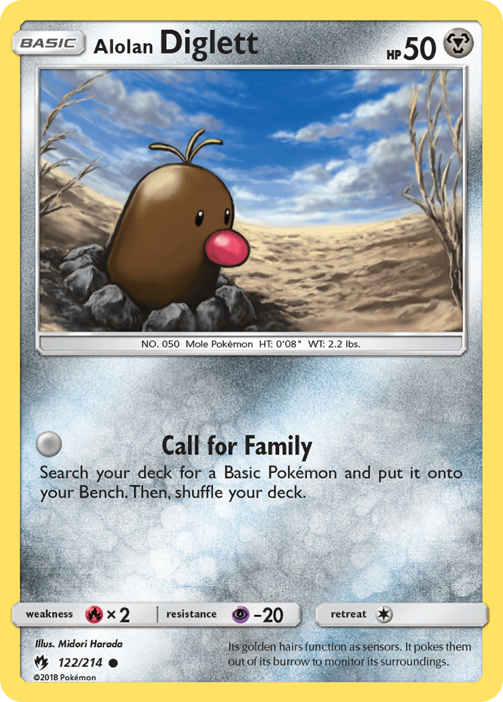 Alolan Diglett, kortbilde fra pokemontcg.io