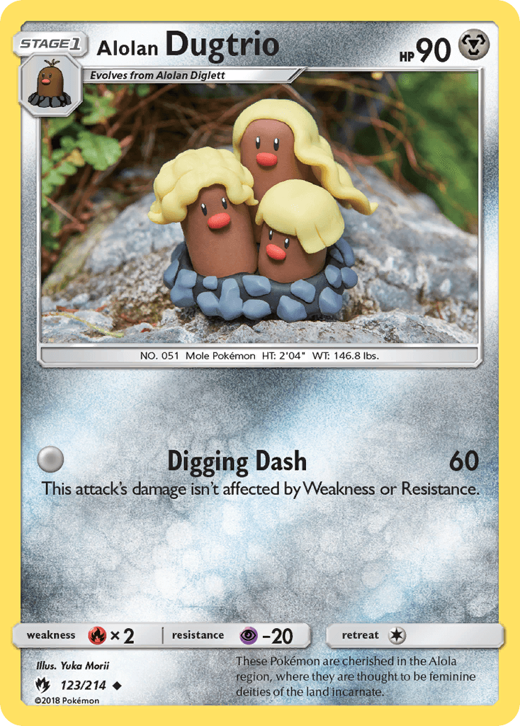 Alolan Dugtrio, kortbilde fra pokemontcg.io