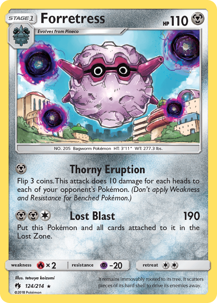 Forretress, kortbilde fra pokemontcg.io