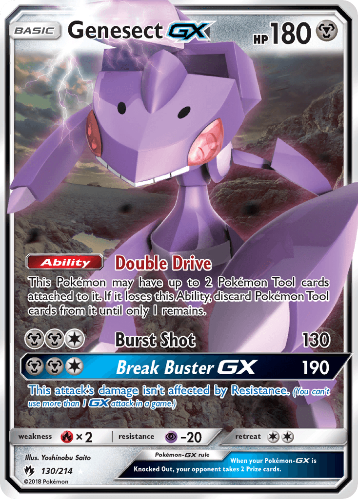 Genesect-GX, kortbilde fra pokemontcg.io