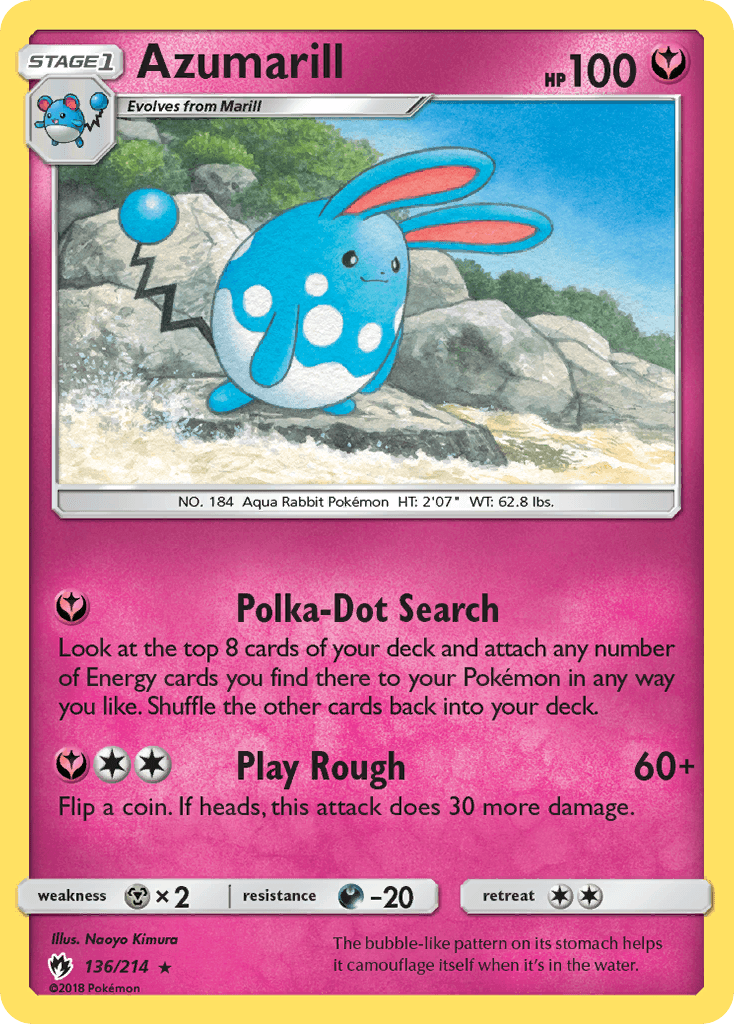 Azumarill, kortbilde fra pokemontcg.io
