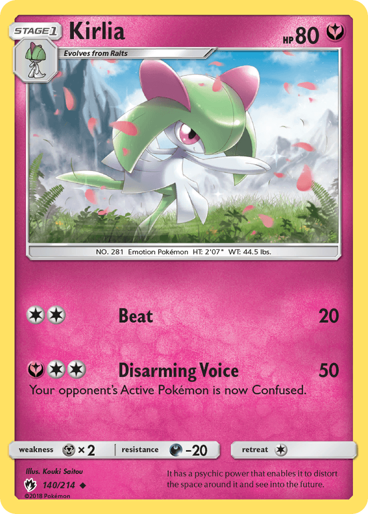 Kirlia, kortbilde fra pokemontcg.io