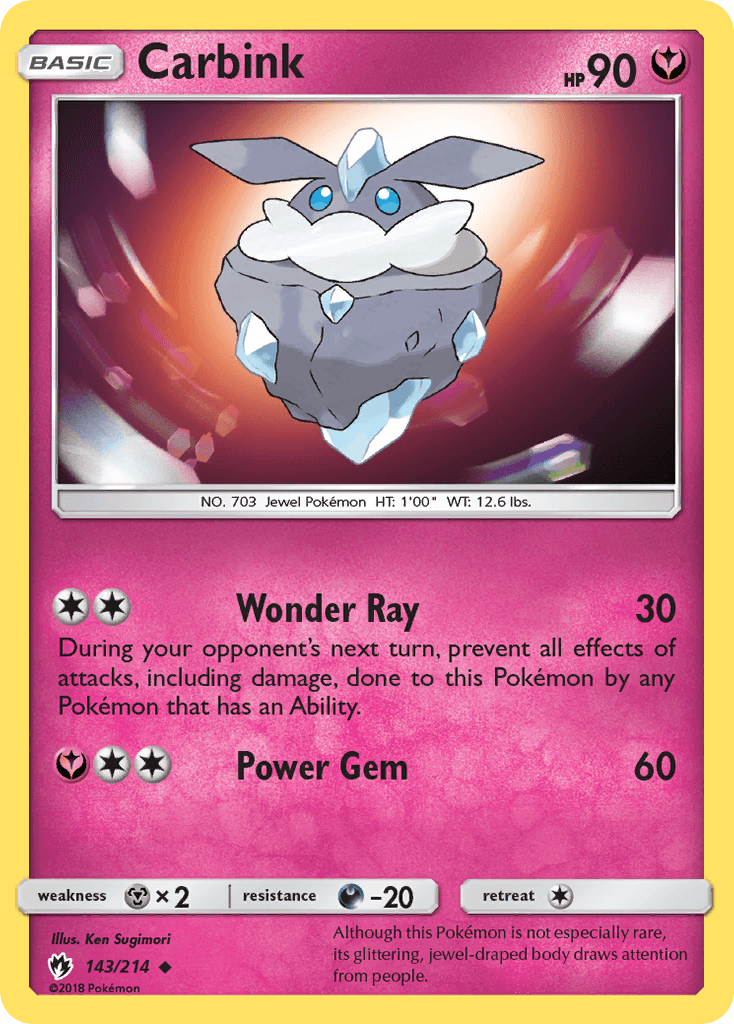 Carbink, kortbilde fra pokemontcg.io