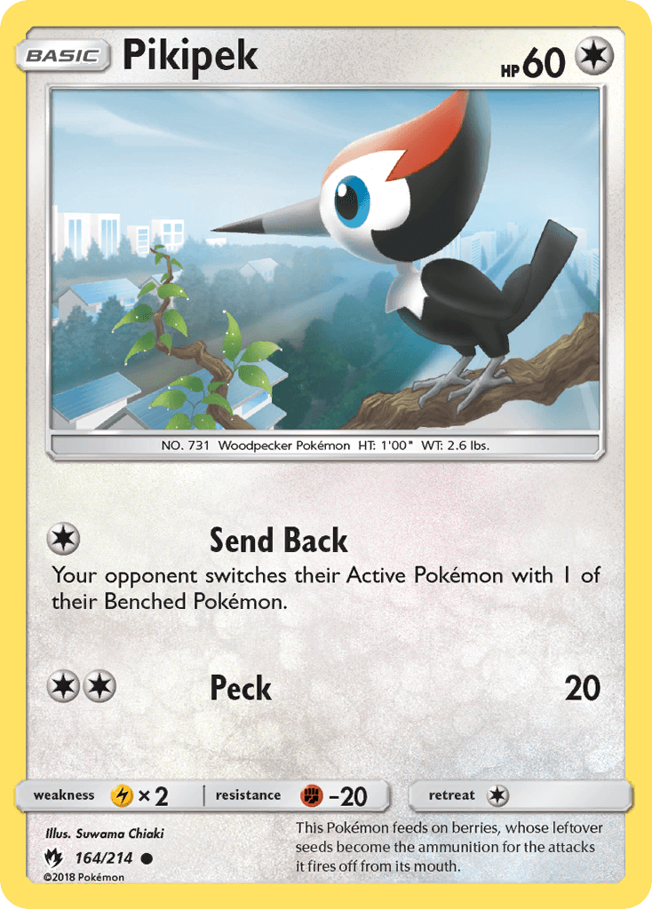 Pikipek, kortbilde fra pokemontcg.io