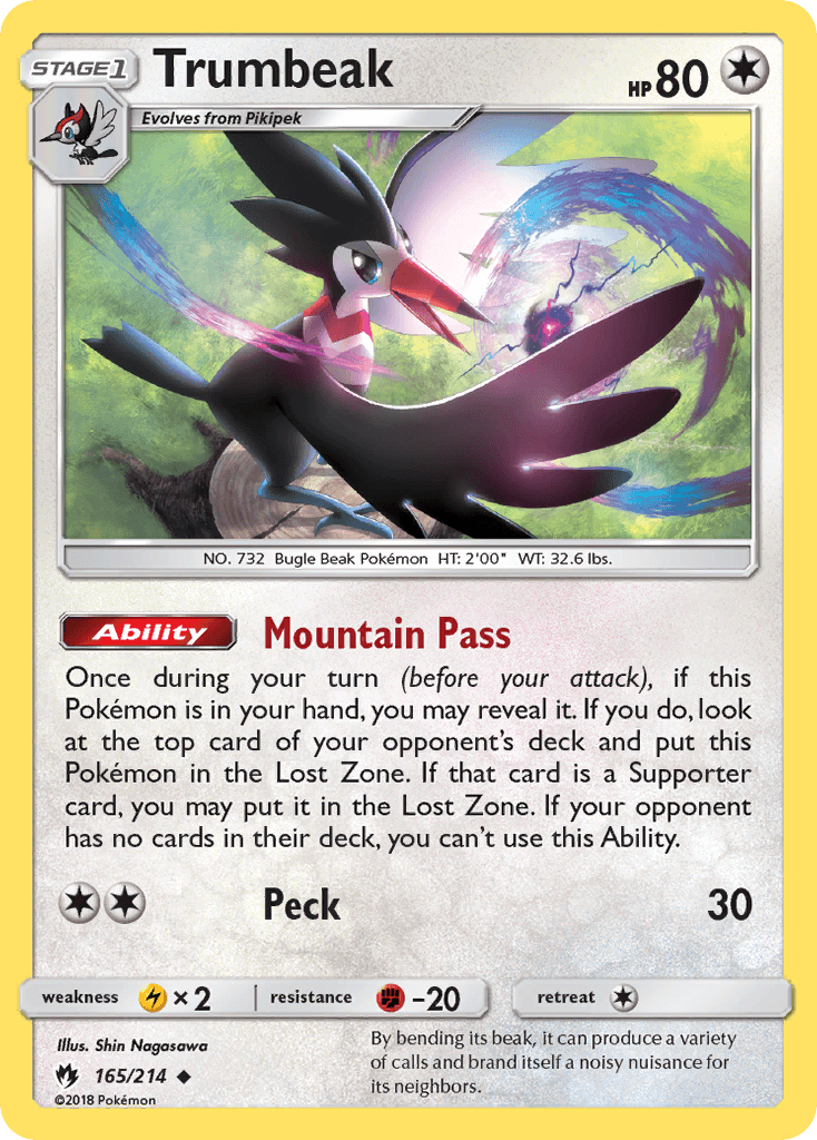 Trumbeak, kortbilde fra pokemontcg.io