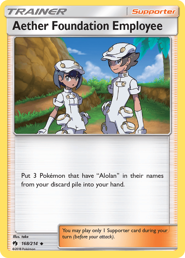 Aether Foundation Employee, kortbilde fra pokemontcg.io
