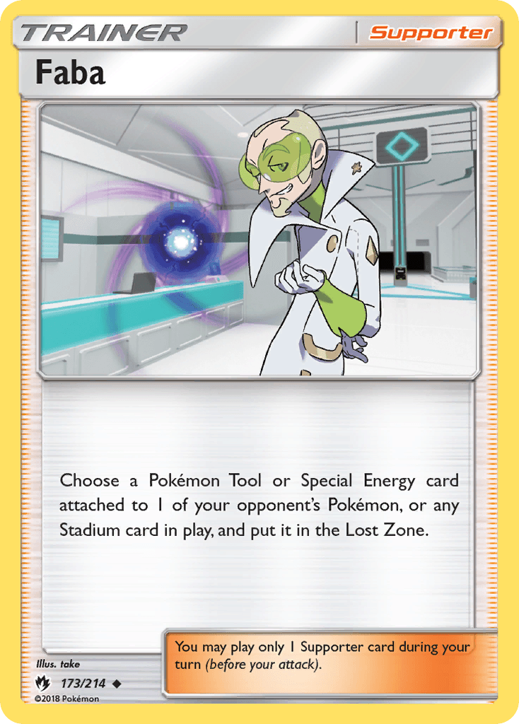 Faba, kortbilde fra pokemontcg.io