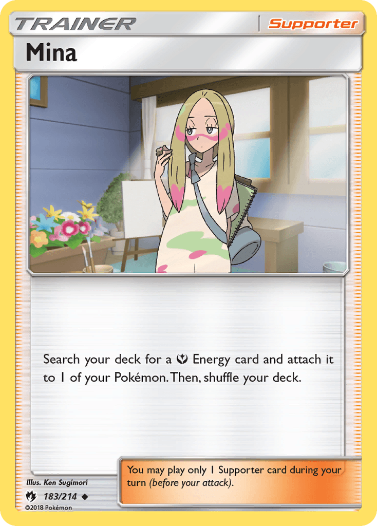 Mina, kortbilde fra pokemontcg.io