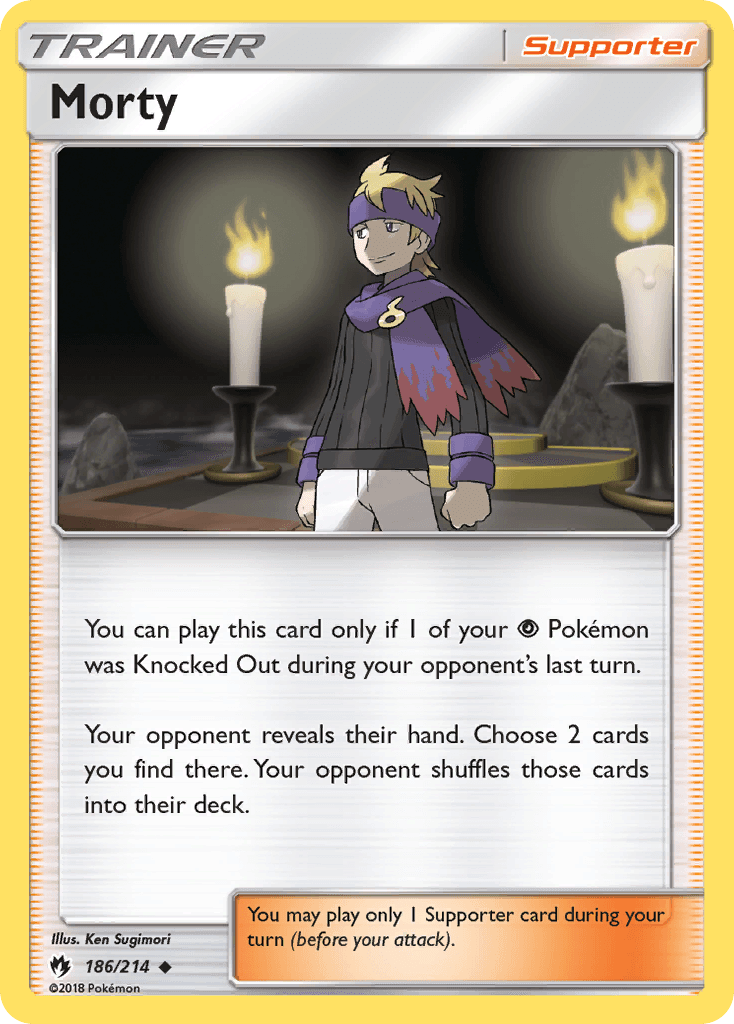 Morty, kortbilde fra pokemontcg.io