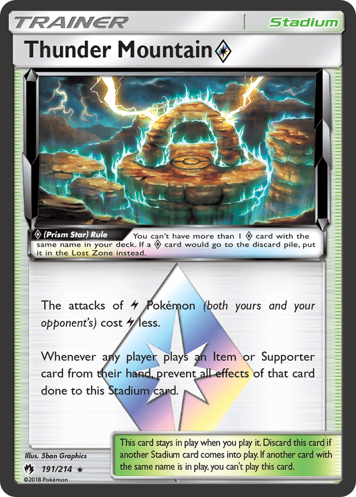 Thunder Mountain ◇, kortbilde fra pokemontcg.io