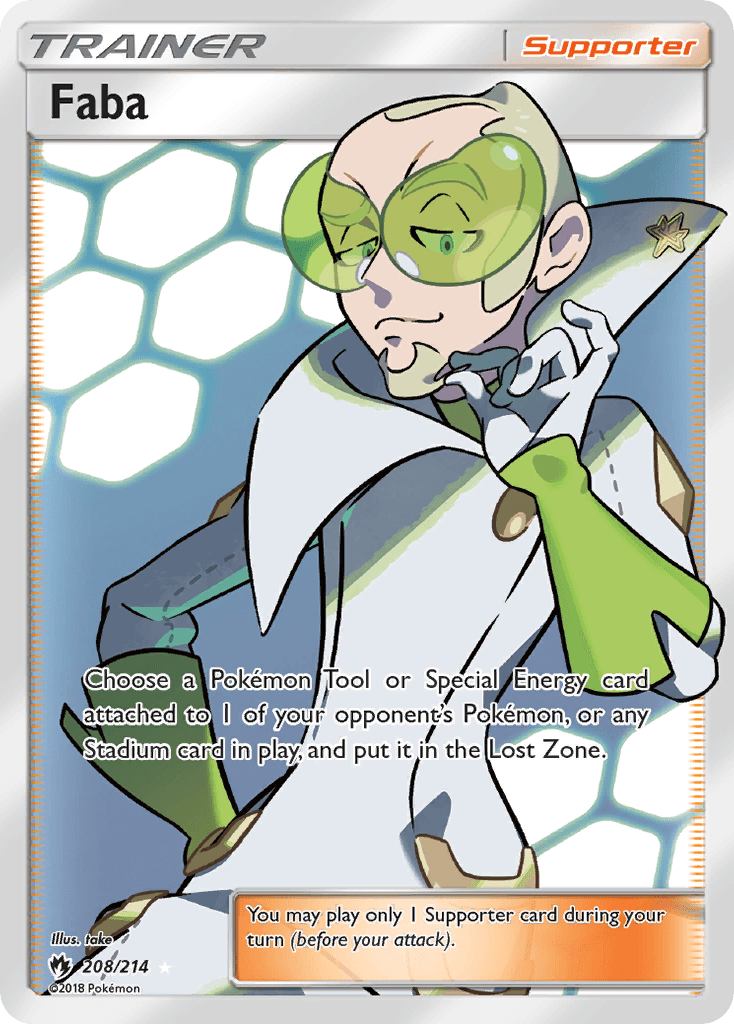 Faba, kortbilde fra pokemontcg.io