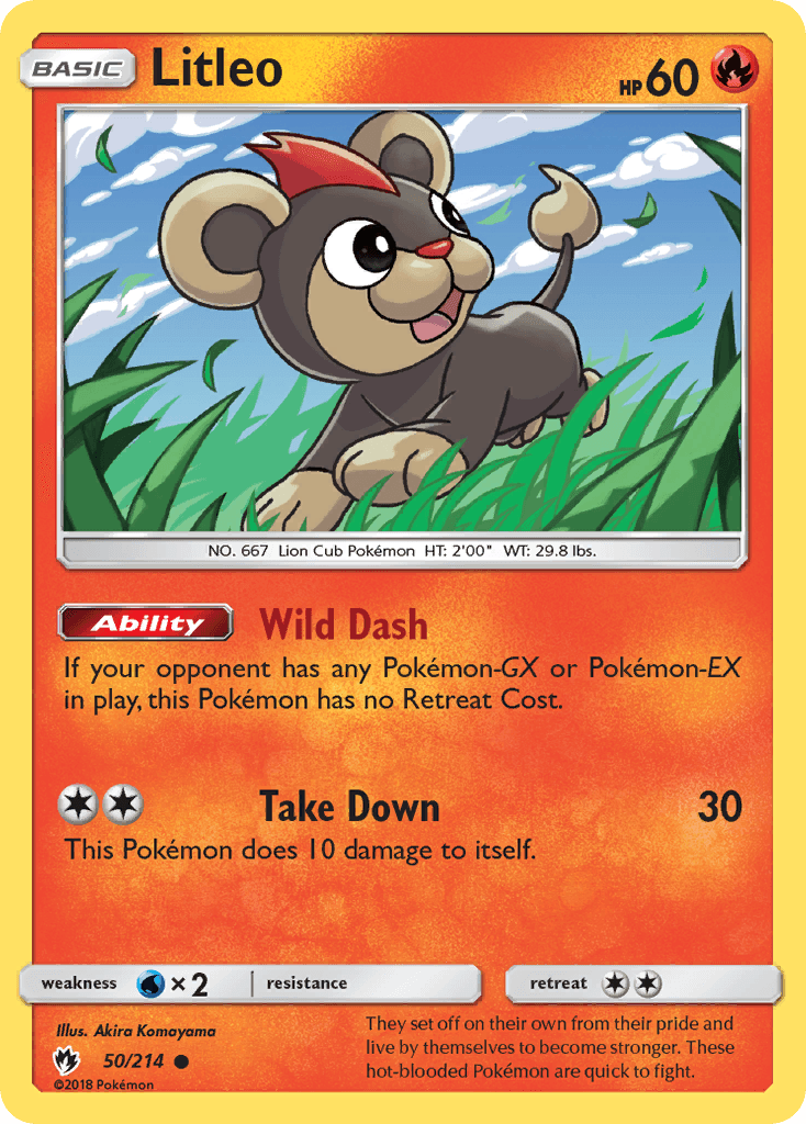 Litleo, kortbilde fra pokemontcg.io