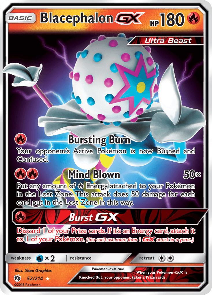 Blacephalon-GX, kortbilde fra pokemontcg.io