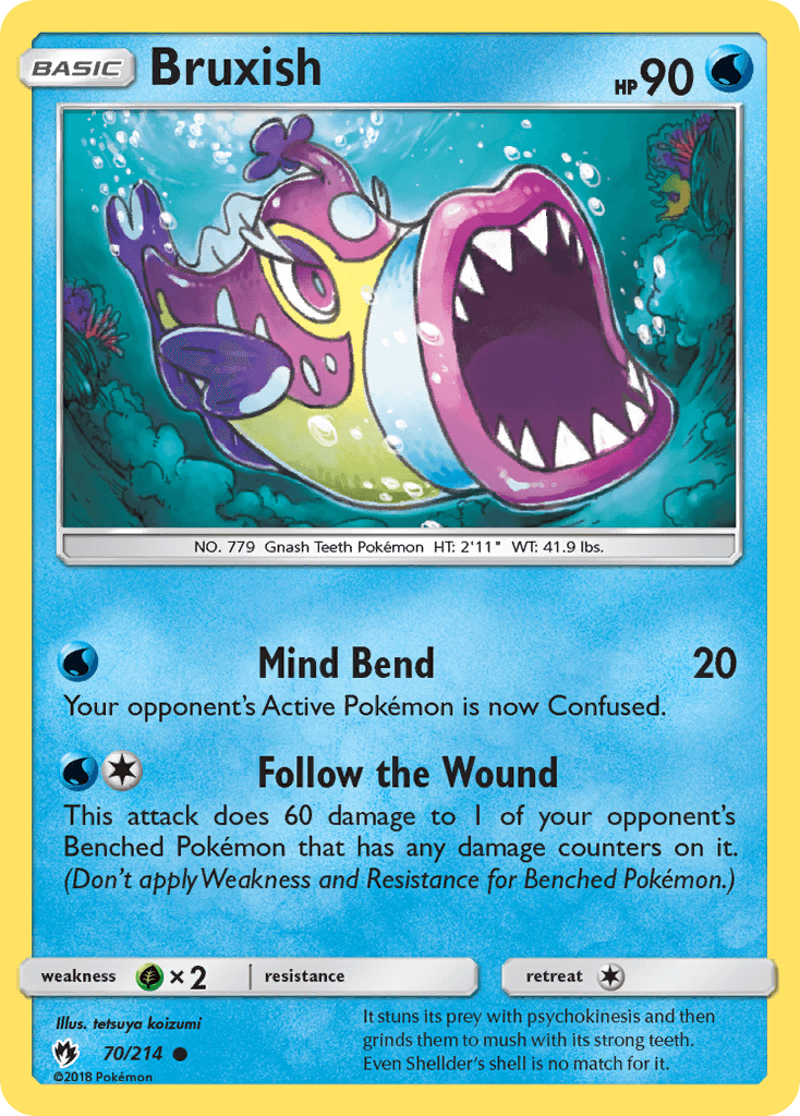 Bruxish, kortbilde fra pokemontcg.io
