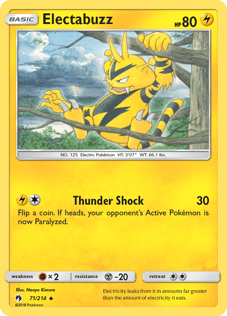 Electabuzz, kortbilde fra pokemontcg.io