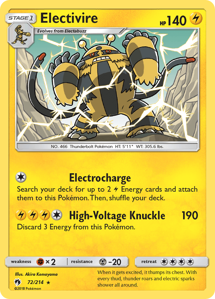 Electivire, kortbilde fra pokemontcg.io