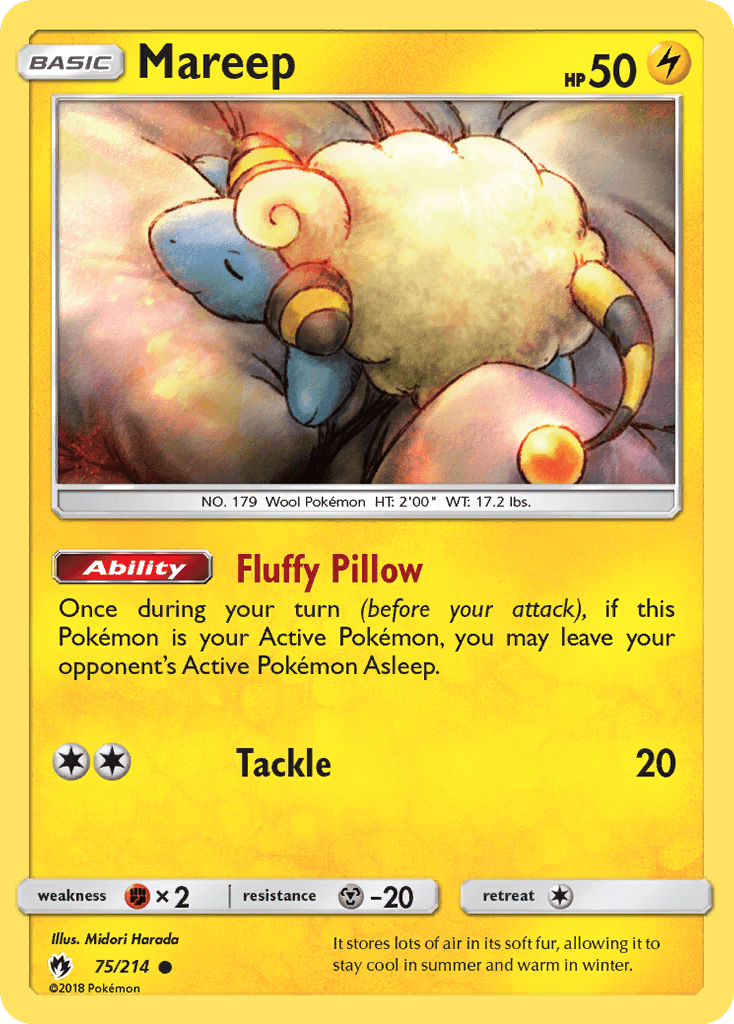 Mareep, kortbilde fra pokemontcg.io