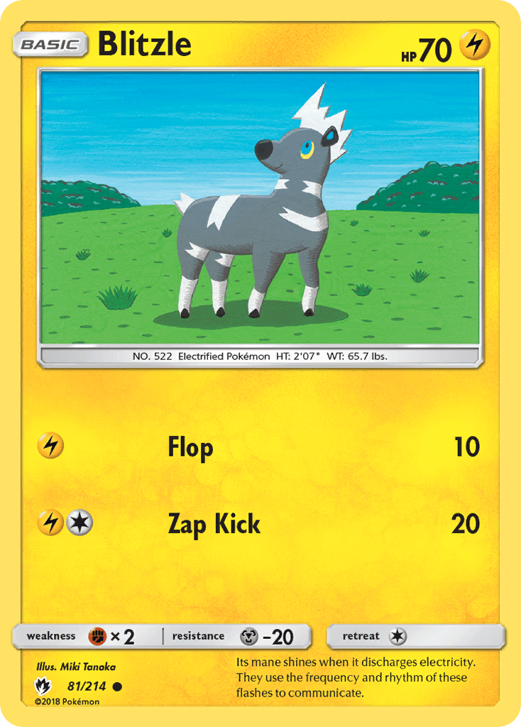 Blitzle, kortbilde fra pokemontcg.io