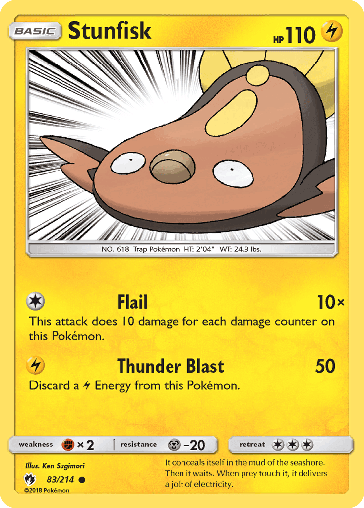 Stunfisk, kortbilde fra pokemontcg.io