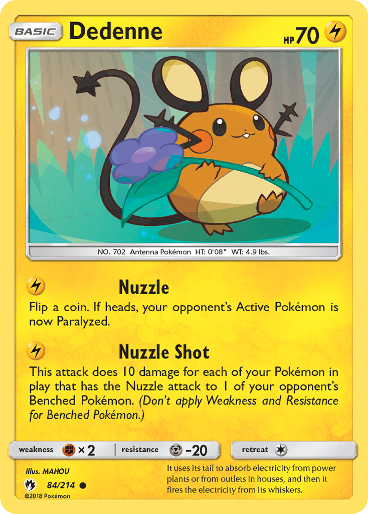 Dedenne, kortbilde fra pokemontcg.io