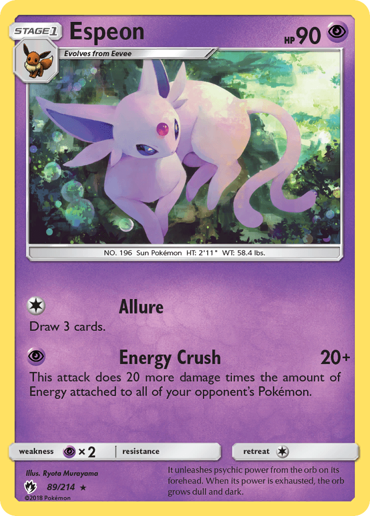 Espeon, kortbilde fra pokemontcg.io