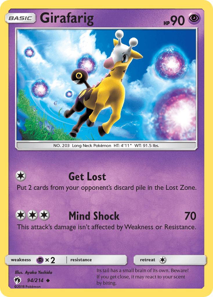 Girafarig, kortbilde fra pokemontcg.io