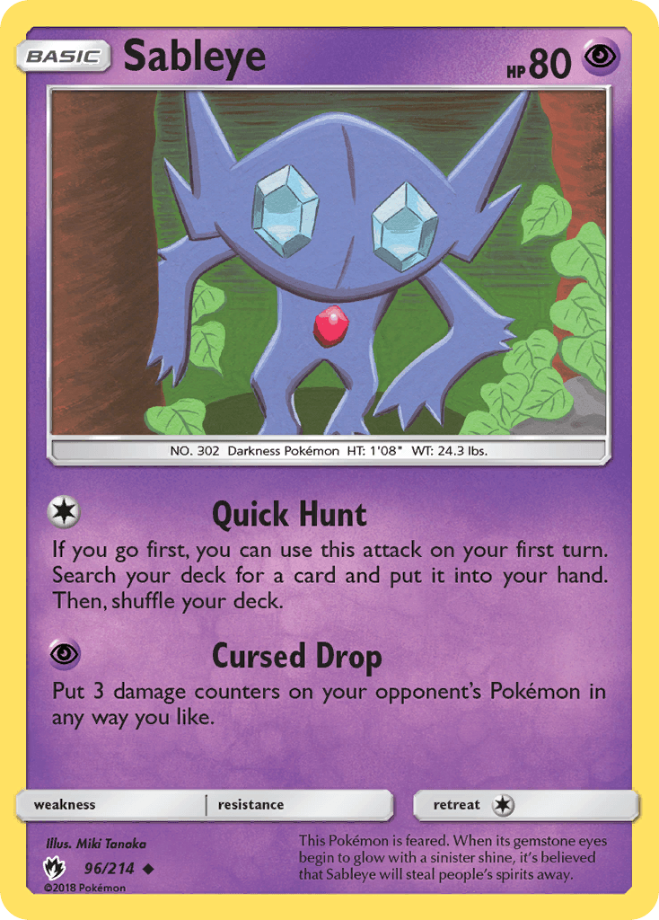 Sableye, kortbilde fra pokemontcg.io