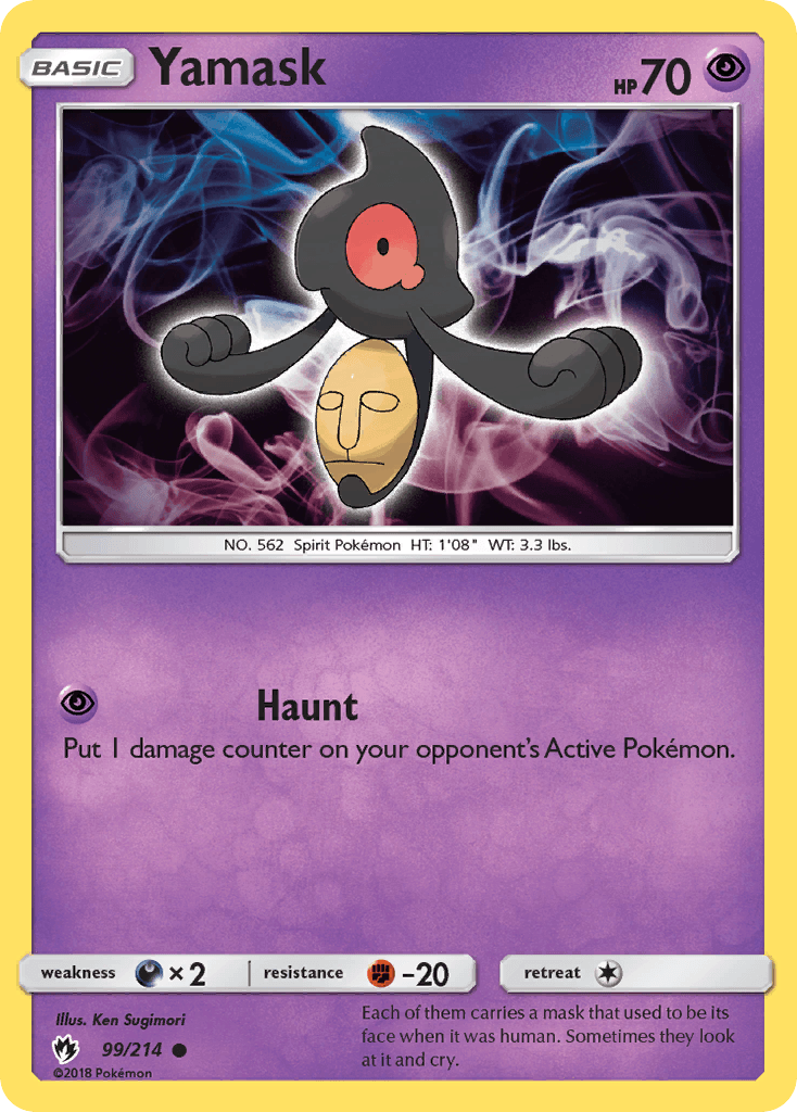 Yamask, kortbilde fra pokemontcg.io