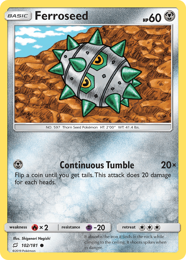 Ferroseed, kortbilde fra pokemontcg.io