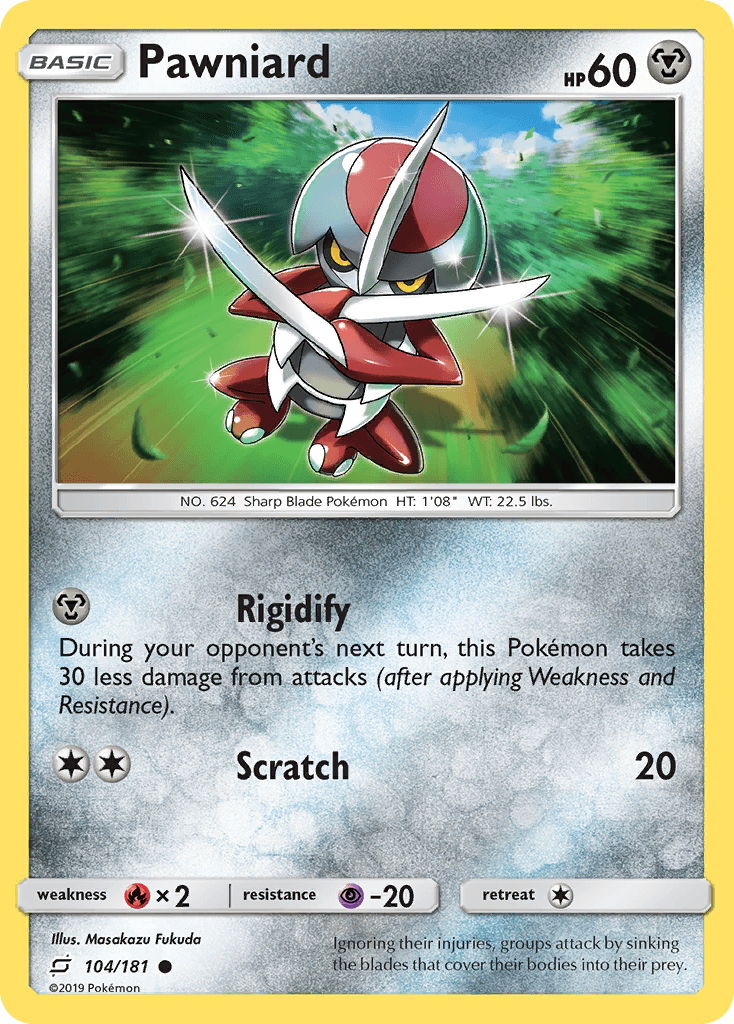 Pawniard, kortbilde fra pokemontcg.io