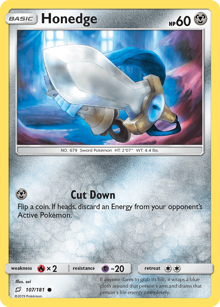 Honedge, kortbilde fra pokemontcg.io