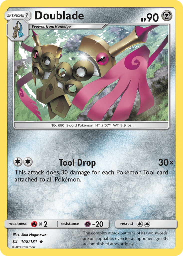Doublade, kortbilde fra pokemontcg.io