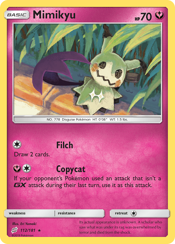 Mimikyu, kortbilde fra pokemontcg.io