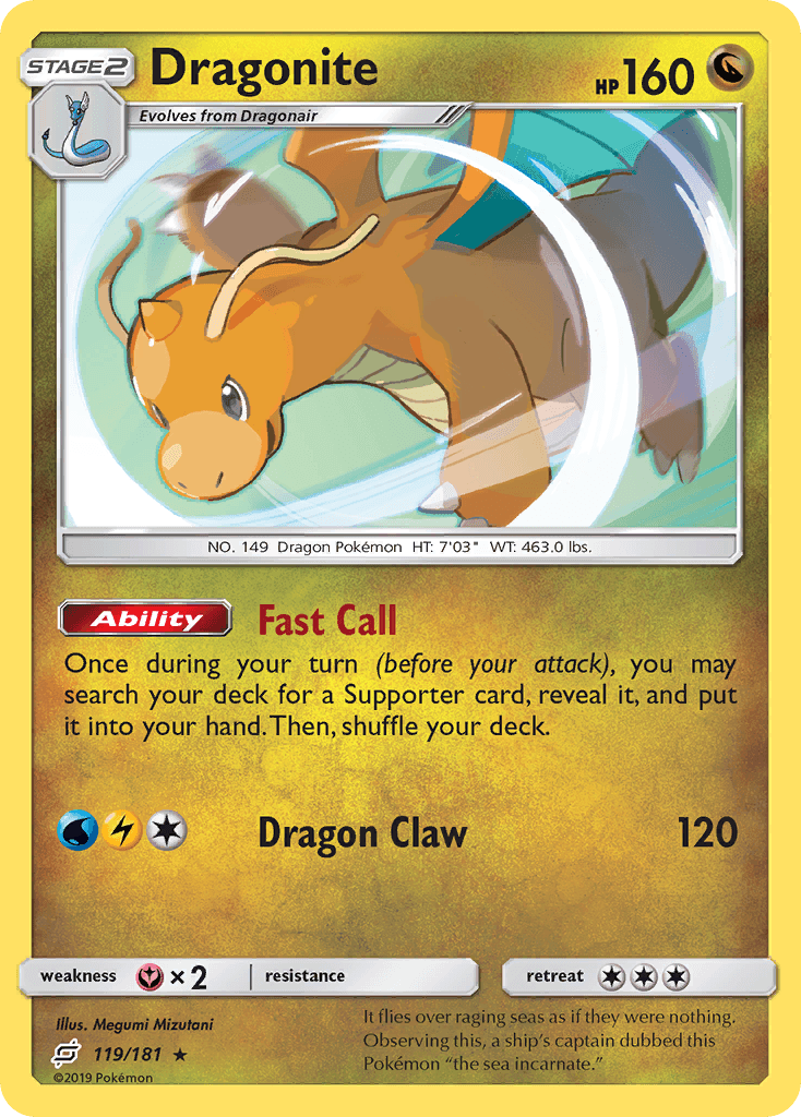 Dragonite, kortbilde fra pokemontcg.io