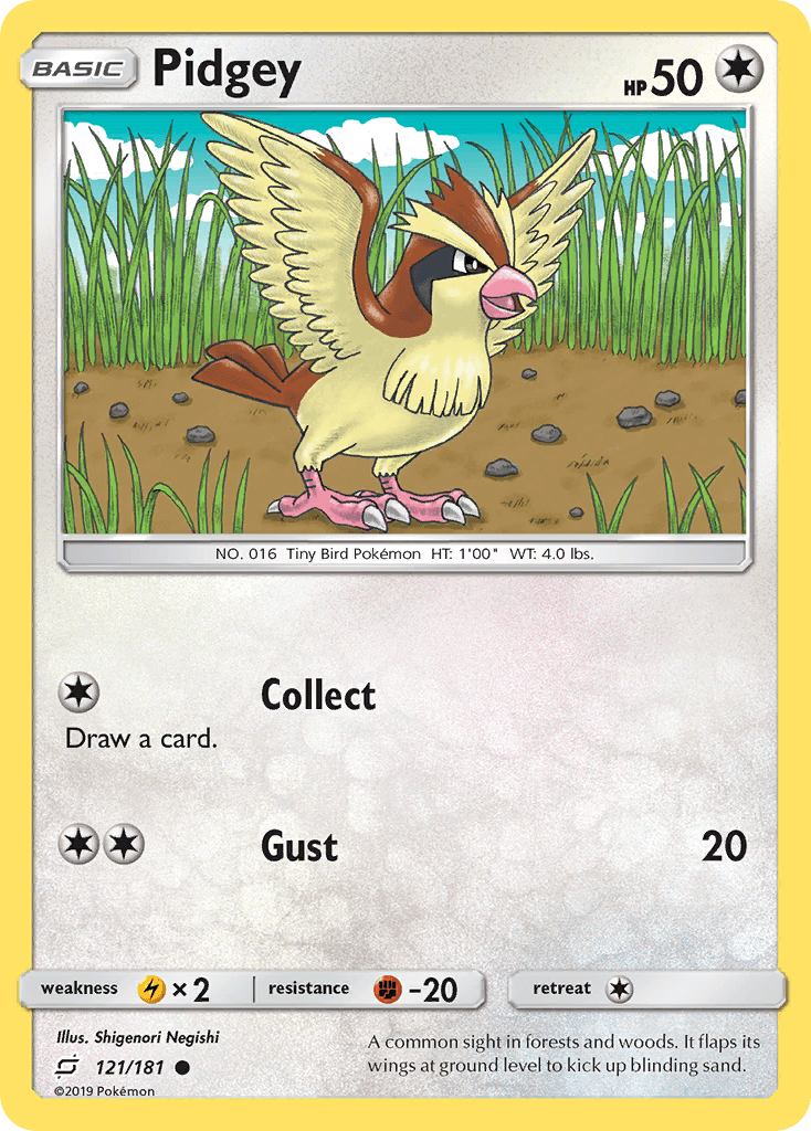 Pidgey, kortbilde fra pokemontcg.io
